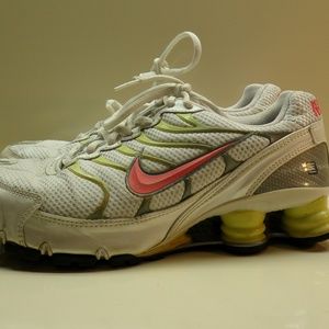 8.5 Pink Yellow Nike Shox Turbo+ VI (318164-163).